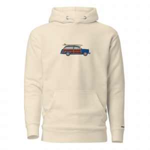 Chillwave Woodie-Wagon Unisex Premium-Hoodie